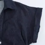 Denim Dress Women's Spring Summer Casual Long Dresses For Women 2026 New Fashion Ruched Short Sleeve Streetwear Midi Dress - Image 5